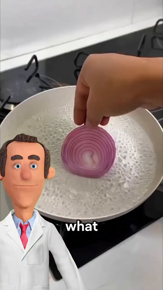 What happens if you boil red onion?