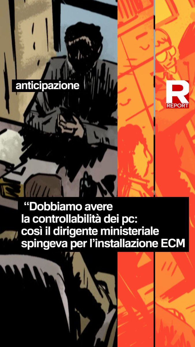 Nel maggio 2024 l’ingegnere Talerico, responsabile della parte tecnologica in tutto il nord Italia, si reca al Palazzo di Giustizia di Torino per costringere i tecnici della Procura a installare ECM, il programma per la gestione centralizzata dei dispositivi. Questa sera #Rai3