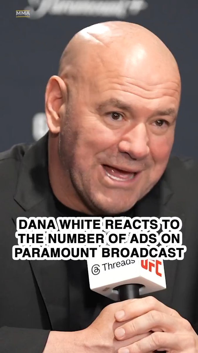 Dana White REACTS to the number of ads during #UFC324 broadcast on Paramount: "It's $8.99. … These guys have to make some money too."
