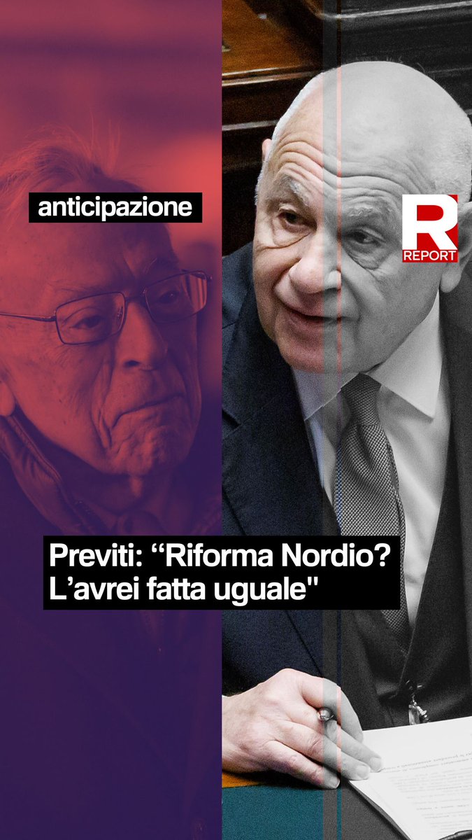 A distanza di trent’anni, per la prima volta davanti a una telecamera, in esclusiva per #Report Previti racconta come avrebbe riformato la giustizia se fosse diventato ministro quando Berlusconi propose a Scalfaro il suo nome nel '94. Ne parliamo domenica dalle 20.30 su #Rai3