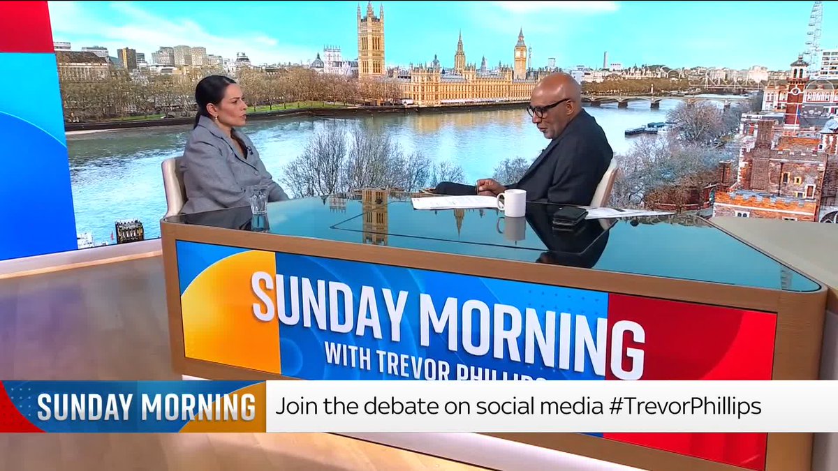 Shadow foreign secretary Dame Priti Patel tells Trevor Phillips that the Tory party's efforts to scrutinise the government's deal with Mauritius on the Chagos Islands forced the government to pull a House of Lords debate on the deal. #TrevorPhillips