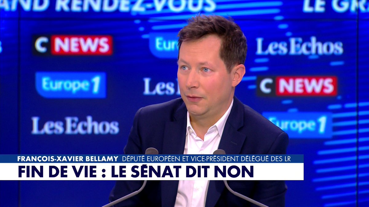 François-Xavier Bellamy : «L’urgence pour notre pays ce doit être non pas d’aider à mourir, mais aider à vivre jusque dans l’épreuve, la souffrance, la dépendance», dans #LeGrandRDV