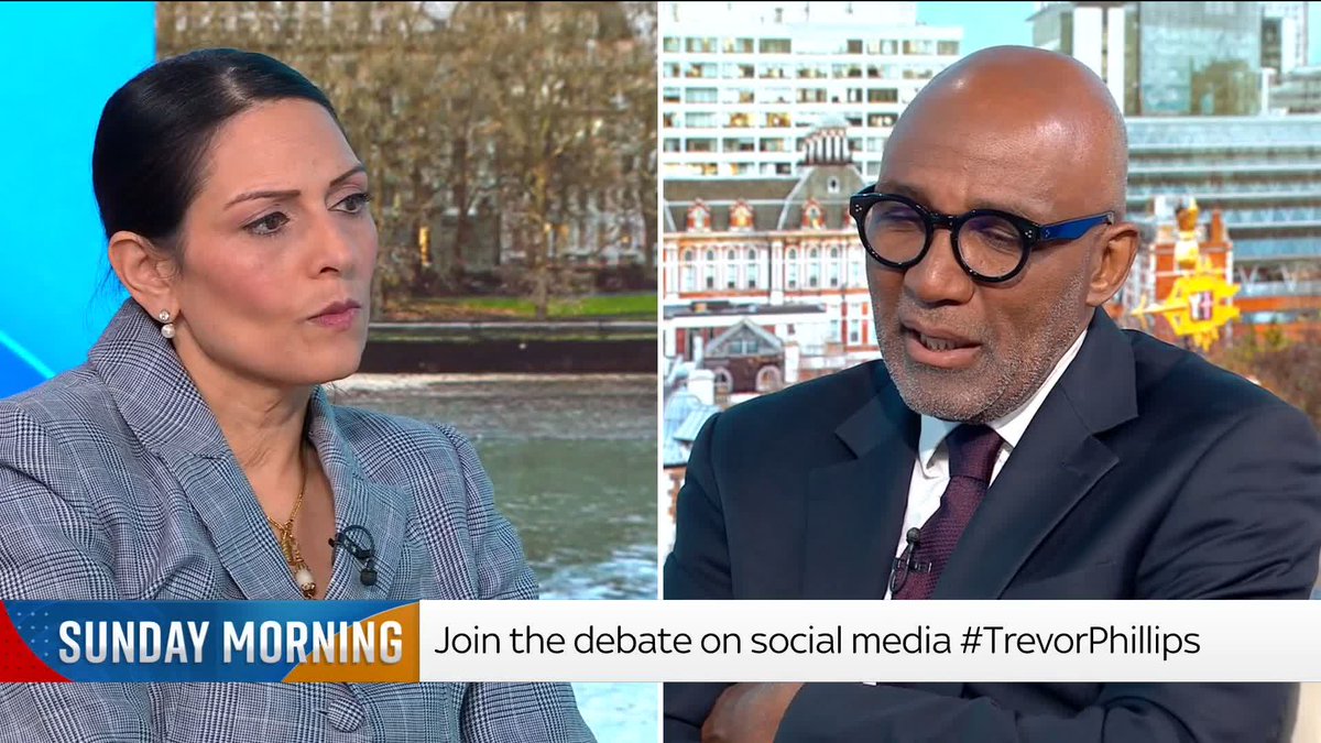 'I don't think Starmer should go to China', Dame Priti Patel tells Trevor Phillips ahead of the prime minister's visit to Beijing this week. The shadow foreign secretary says the PM's China policy is "putting national security at risk." #TrevorPhillips