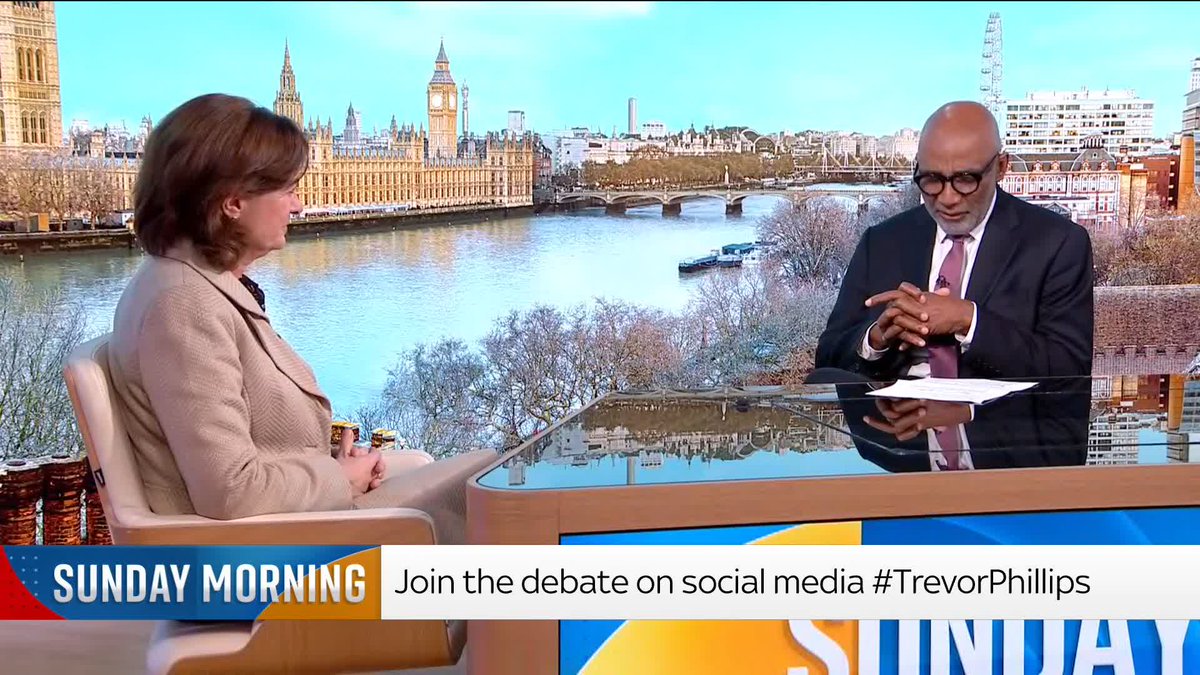 Wales First Minister Baroness Eluned Morgan tells Trevor Phillips that a potential "break up of the Union" should be taken seriously given the "challenge" of pro-independence parties in upcoming Senedd elections in Wales. #TrevorPhillips 📺 Sky 501