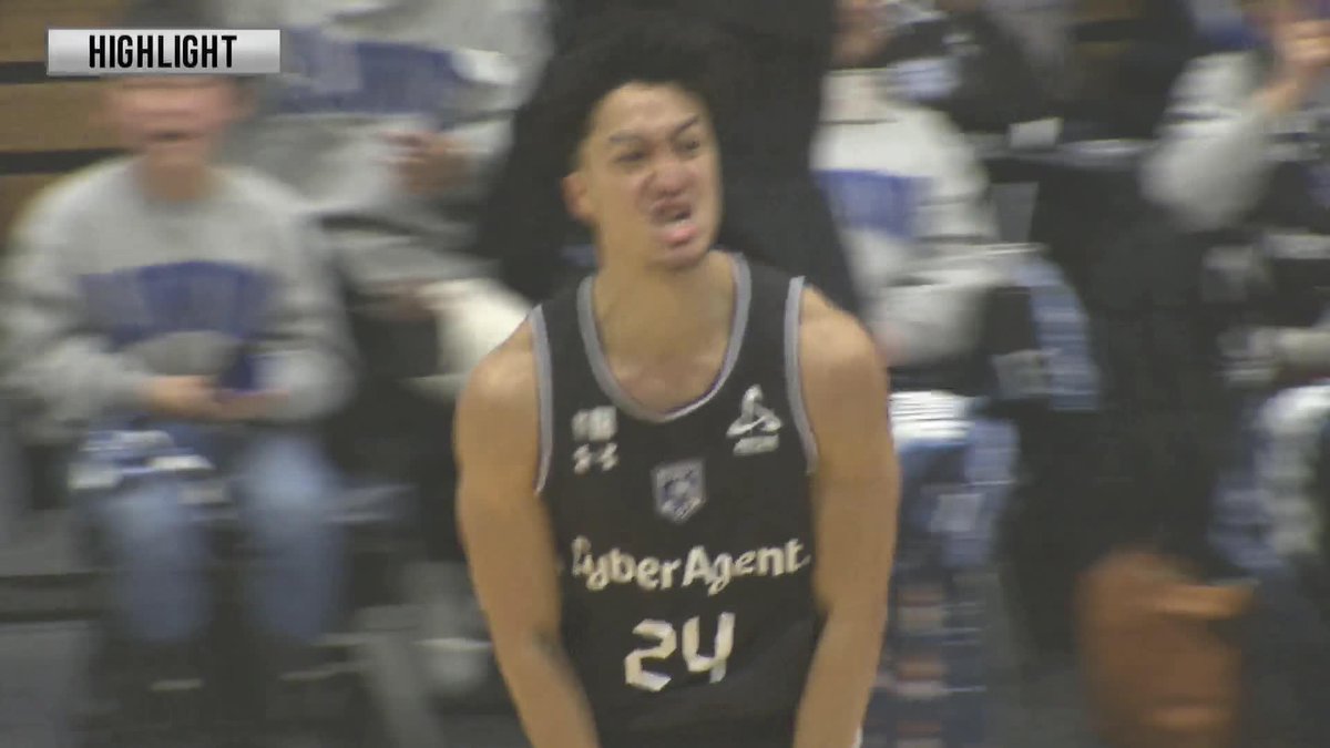 アリーナ沸騰の豪快ワンハンドダンク☄️ 福井#24 マーカスのアツすぎるダンクが炸裂！！！ Marcus Tobin 福井ブローウィンズ 📡バスケットLIVEで見逃し視聴 #Bリーグ #りそなグループ