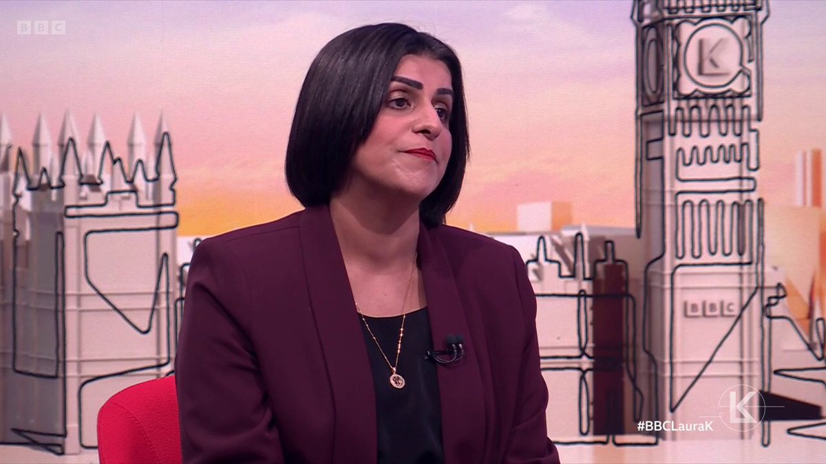 “Technology does have the power to unlock effective punishment” Home Secretary Shabana Mahmood explains her comments about wanting the “eyes of the state” on some people and says that AI and facial recognition can "transform" policing #BBCLauraK