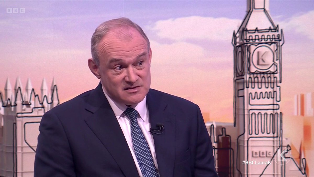 “We’re in a Cold War-type scenario” Lib Dem leader Ed Davey says threats from Russia mean the government must move much “faster” to invest in defence #BBCLauraK