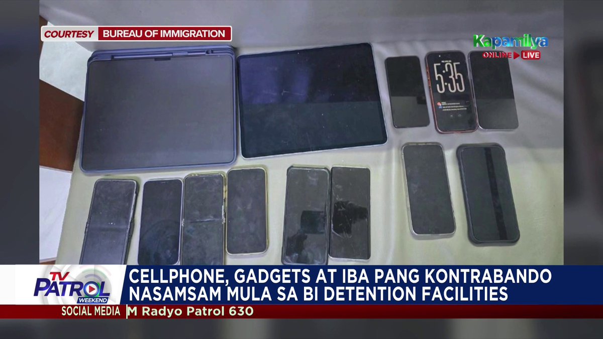 Nasamsam ng mga kawani ng Bureau of Immigration ang ilang kontrabando gaya ng mga cellphone sa isinagawang raid sa kanilang holding facilities sa Taguig at Muntinlupa.