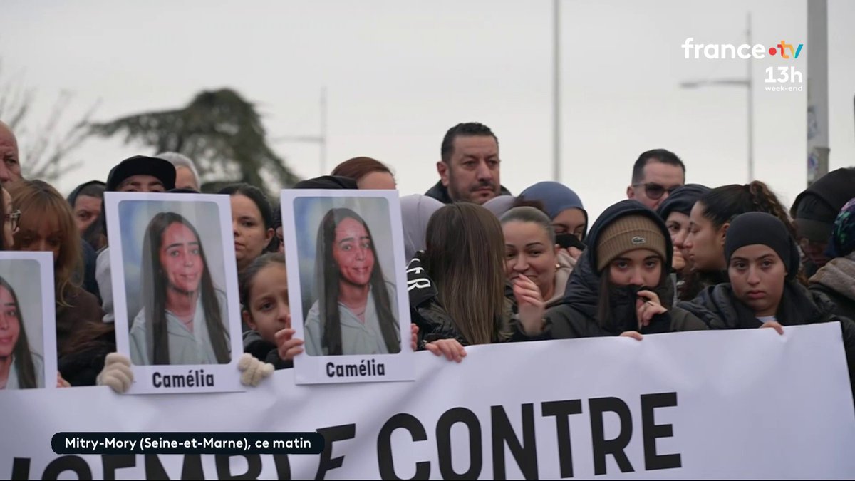 Environ 2 000 personnes ont marché en silence depuis la gare de Mitry-Claye (Seine-et-Marne), dimanche 25 janvier, jusqu'au lycée à Mitry-Mory, où était scolarisée Camélia, l'adolescente de 17 ans qui a mis fin à ses jours le 13 janvier, sur fond de harcèlement scolaire.
