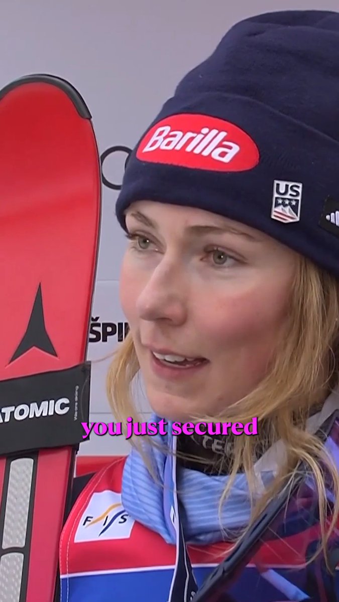 Hear from Mikaela Shiffrin after she claimed a record ninth World Cup slalom title 👏