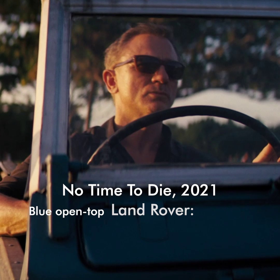 Reliable, rugged, iconic. The Land Rover Series III in action, from THE LIVING DAYLIGHTS to NO TIME TO DIE.