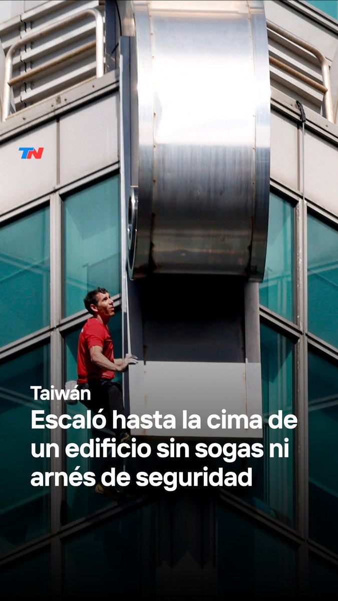 🧗🏻‍♂️EL ALPINISTA ALEX HONNOLD LLEGÓ A LA CIMA DEL "TAIPEI 101"