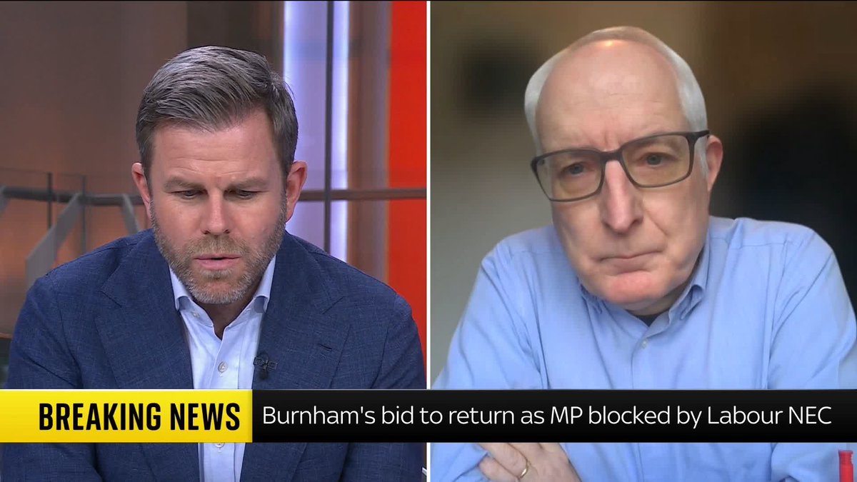 "It reeks of where we've been before in the Labour Party." Labour MP Neil Duncan-Jordan says the party's decision to not let Andy Burnham stand in the Gorton and Denton by-election shows signs of factionalism and preventing pluralism. 📺 Sky 501