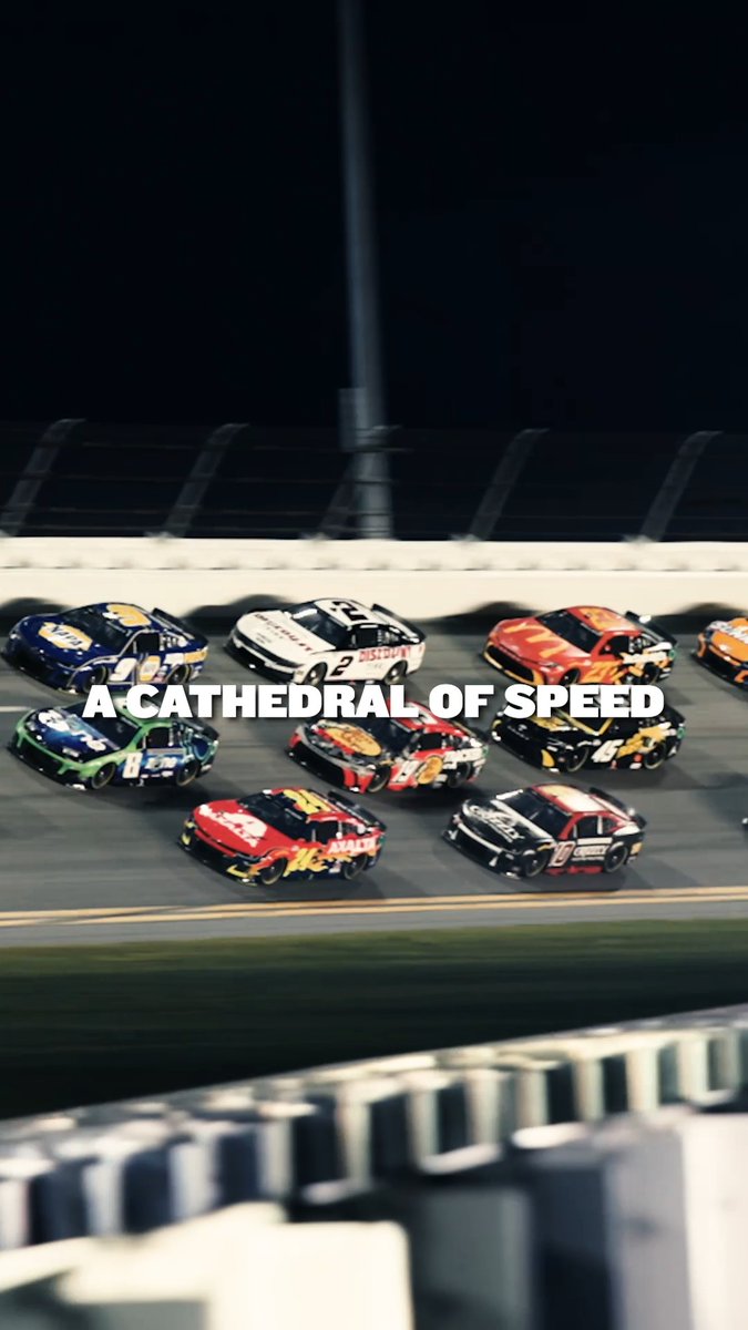 These hallowed high banks welcome all to worship. 🙏 #DAYTONA500