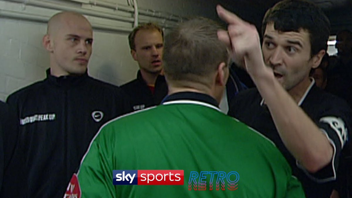 ⏮️ THAT Roy Keane &amp; Patrick Vieira altercation in the tunnel as Arsenal hosted Manchester United at Highbury in 2005… ❌🤬