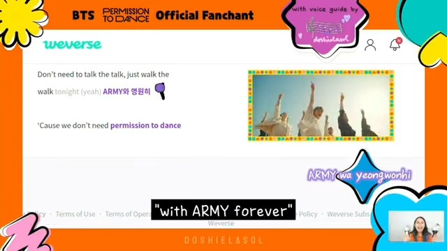 ARMY, did you know that fanchants are not limited to shouting BTS' names? Sometimes, fanchants carry HIDDEN MESSAGES. Do you know PTD's? If not,practice with me! 👇😁 For full Permission To Dance fanchant tutorial: #BTS_WORLDTOUR