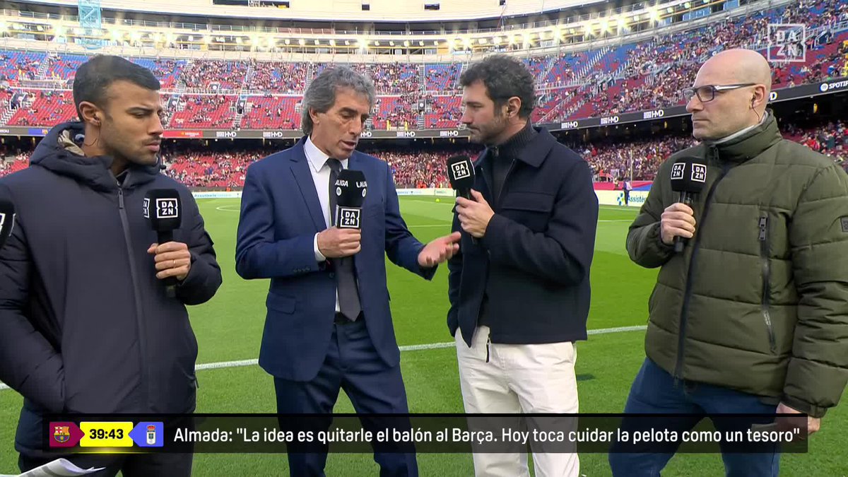 🗣️ “La idea es quitarle el balón al FC Barcelona. Tenemos buenas condiciones y hay que cuidar la pelota como un tesoro” Guillermo Almada, entrenador del Real Oviedo, sobre el plan de partido de su equipo ante el FC Barcelona 🔗 #LALIGAenDAZN ⚽️