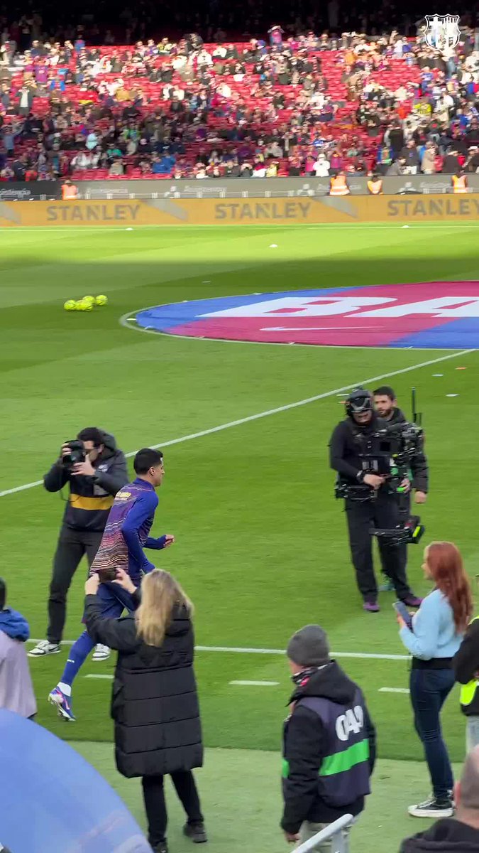 ¡Primera vez en el Spotify Camp Nou como azulgrana! 💙❤️