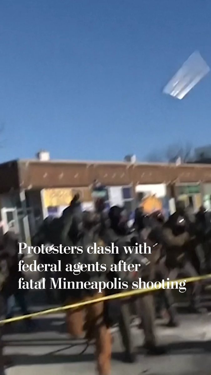 Protesters and federal agents clashed on the streets of Minneapolis after the fatal shooting of Alex Pretti sparked outrage. This is the third shooting involving federal immigration personnel in the city this month.