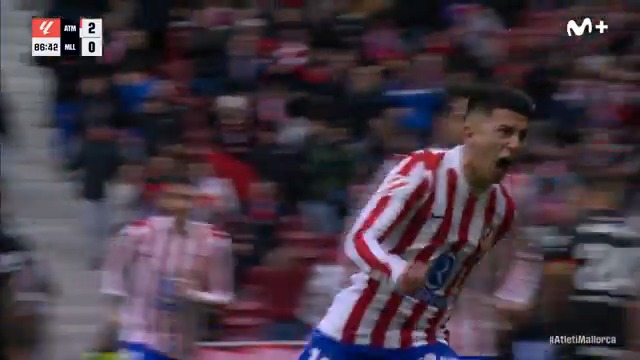 💥 El cañonazo de Thiago Almada. GOLAZO para cerrar la victoria del Atlético de Madrid. #LALIGAEASPORTS #LaCasaDelFútbol
