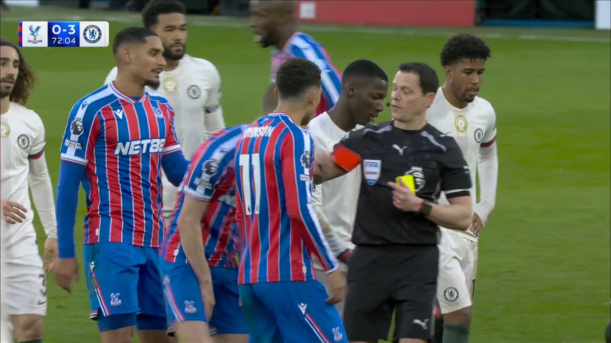 Adam Wharton is SENT OFF! 🟥
