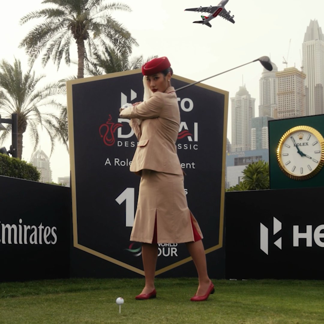 This year's Hero Dubai Desert Classic was above par in every way, and Emirates was there for every putt and drive. ⛳✈️