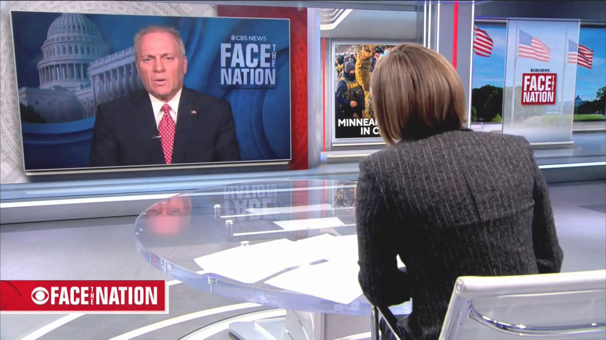 .Steve Scalise: "These agents have also arrested THOUSANDS of violent criminals in Minneapolis... President Trump was elected to get rid of criminals in our communities."