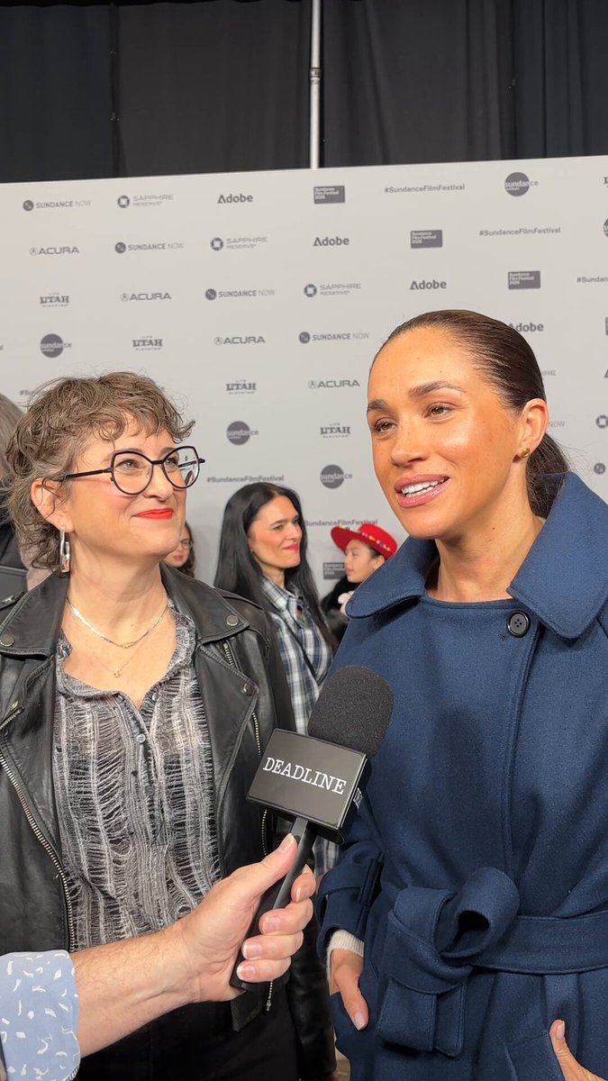 Meghan, Duchess of Sussex, recalls her Girl Scout experience and the values it taught her at the #SundanceFilmFestival premiere of ‘Cookie Queens’