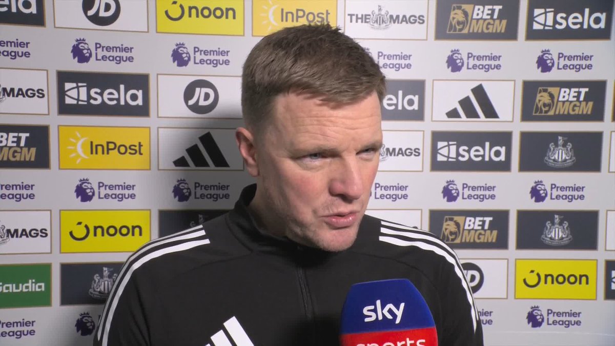 "There was a lot of missed opportunities..." Eddie Howe says he's disappointed with Newcastle's defeat at home 😮
