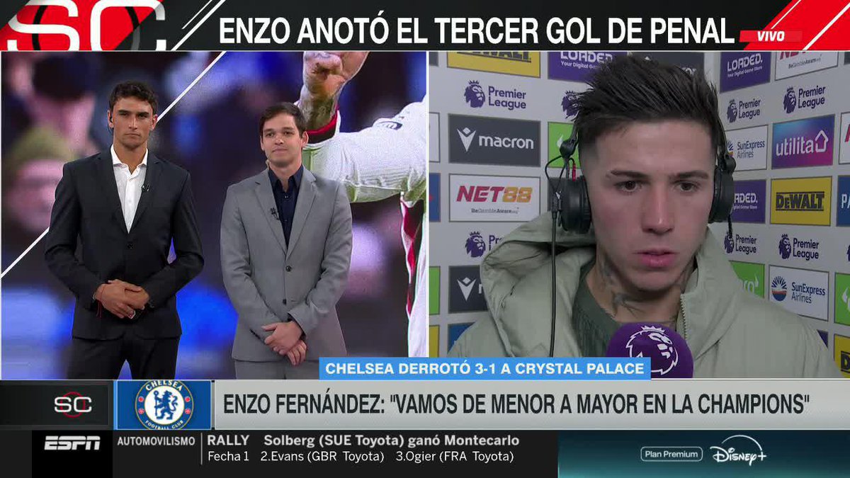 "ME PONE TRISTE SU LESIÓN" Las palabras de Enzo Fernández a Juan Foyth ❤️‍🩹 📺 #SportsCenter | #DisneyPlus Plan Premium