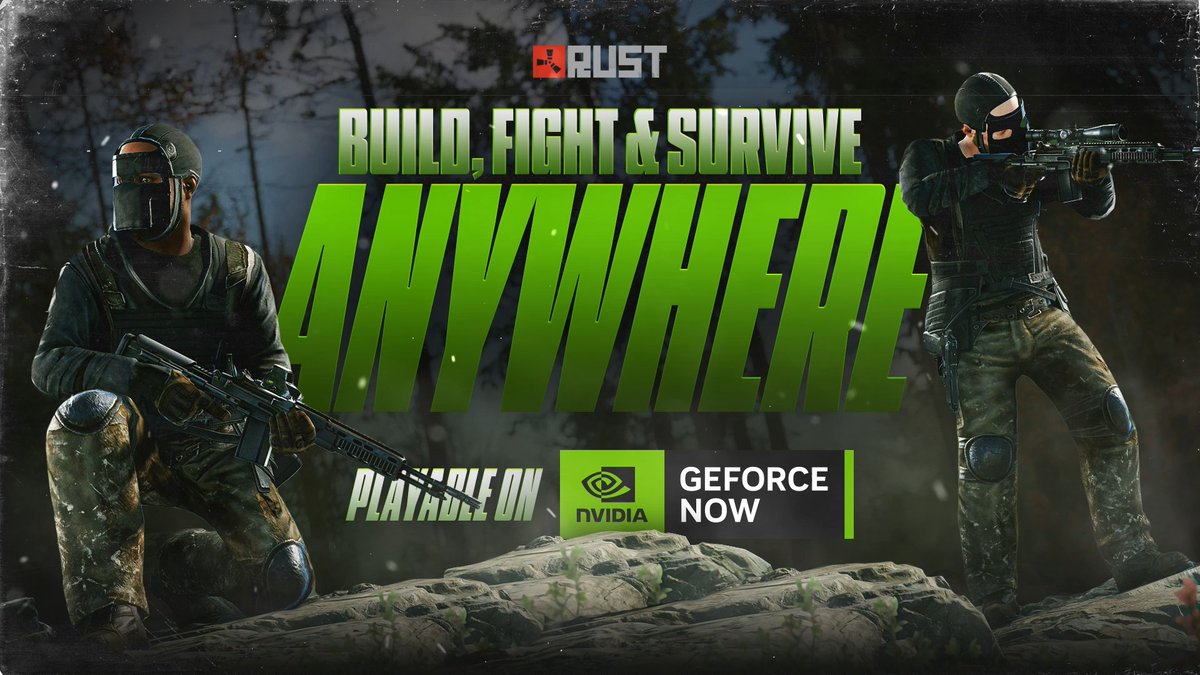 Build, fight and survive anywhere, with GeForce NOW ⚒️💻🌏 Find out how here: