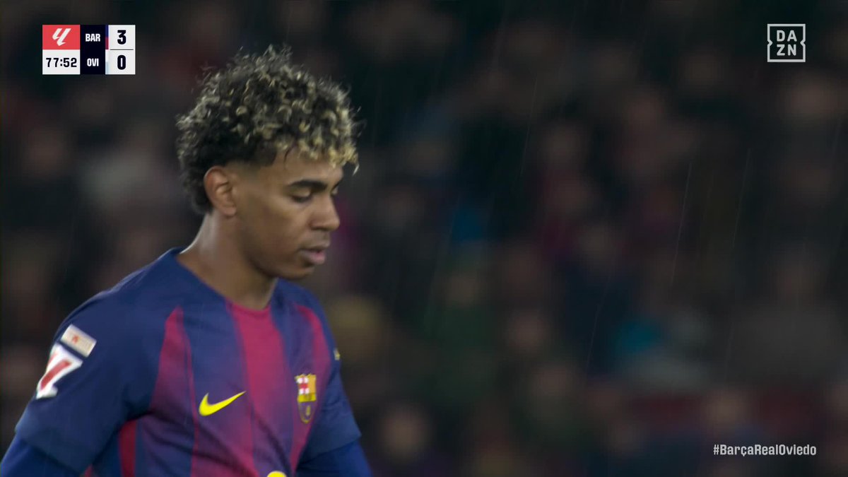 RENDIDOS A LO BUENO QUE ERES 🐐 La tremenda ovación del Camp Nou a Lamine Yamal al ser sustituido #LALIGAenDAZN ⚽️