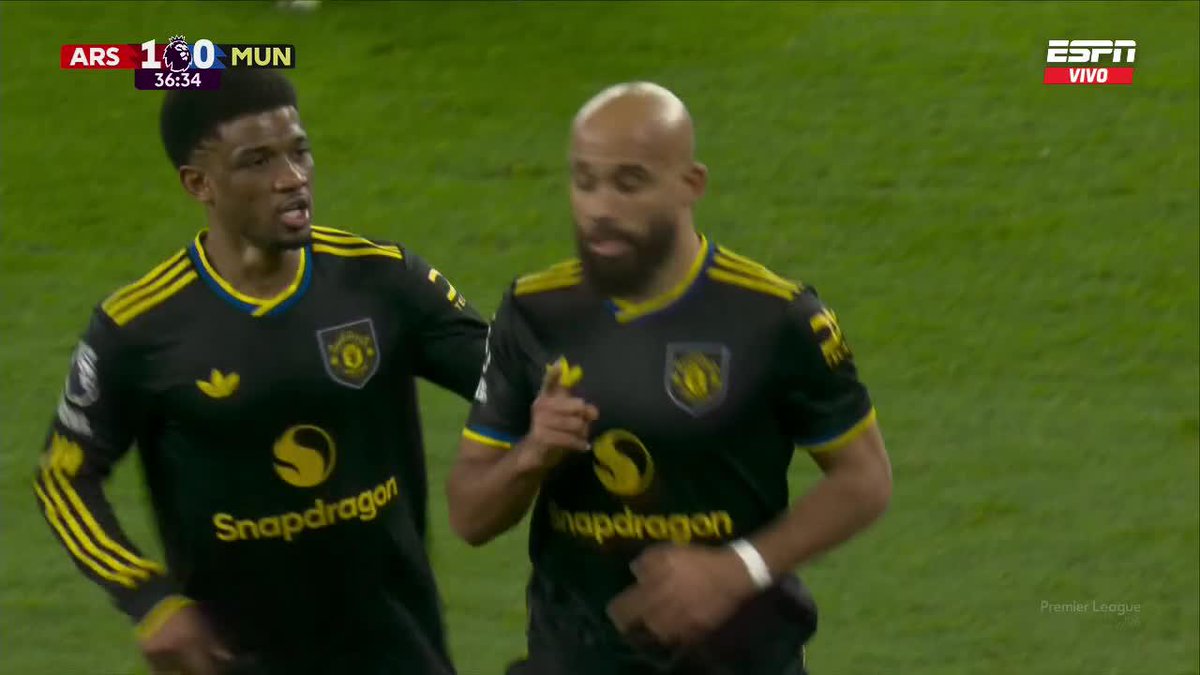⚠️ INSÓLITO ERROR DEL ARSENAL EN LA SALIDA Y GOL DE MBEUMO PARA MANCHESTER.