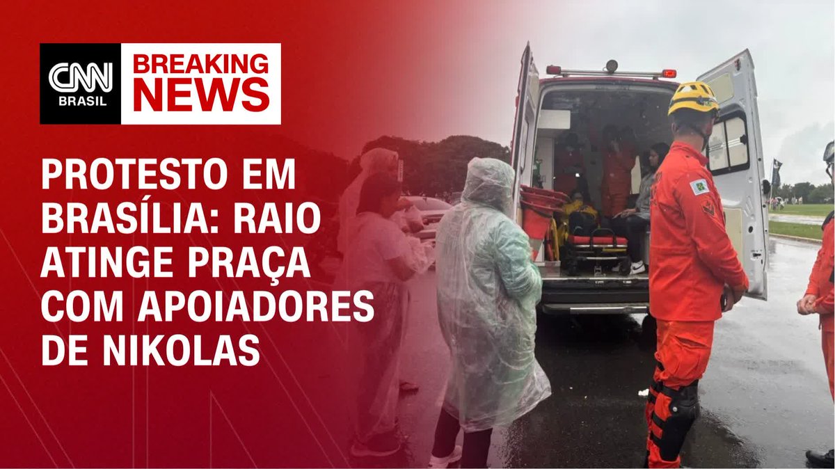 Raio em caminhada de Nikolas: 34 são levados a hospital; assista #CNNBrasil