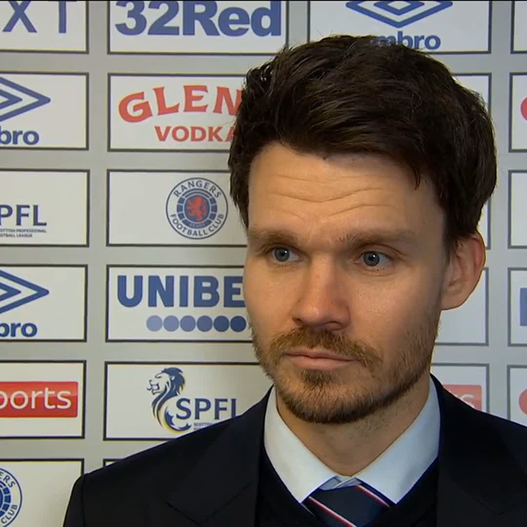 🗣️ "We want to hunt the teams around us" Rangers head coach Danny Röhl speaks as his side cut the gap at the top of the table with victory over Dundee ⤵️