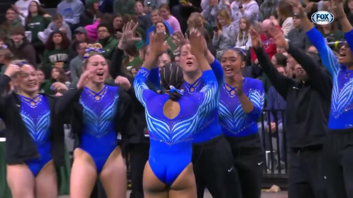 Jordan Chiles scores SECOND 10.0 of the '26 season ‼️ This time on floor at Michigan State 📺: FOX