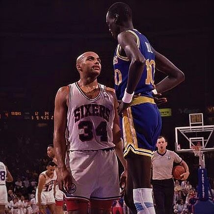 40 YEARS AGO TODAY The late Manute Bol blocked 15 SHOTS...as a rookie! Bol had 10+ BLKS five times during his rookie season, including 12 in his first NBA start.