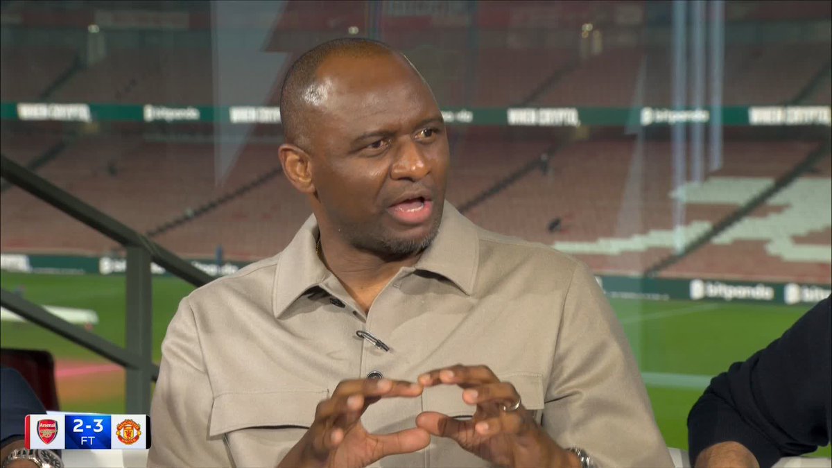 "They want to win it so badly but they feel the pressure from fans." Patrick Vieira says Arsenal need to go back to basics if they want to win the Premier League!
