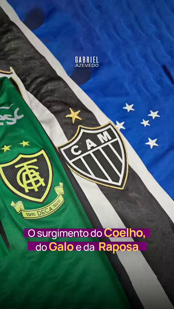 Futebol não é só futebol. O futebol é a cara da cidade e da torcida de Minas Gerais. Comenta aqui: qual é o seu mascote? 🐇, 🐓 ou 🦊? O meu é o… 🐓