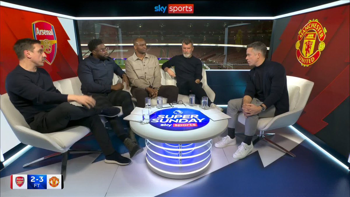 Patrick Vieira reveals whether he still believes Arsenal will win the Premier League after their defeat to Man Utd...👀