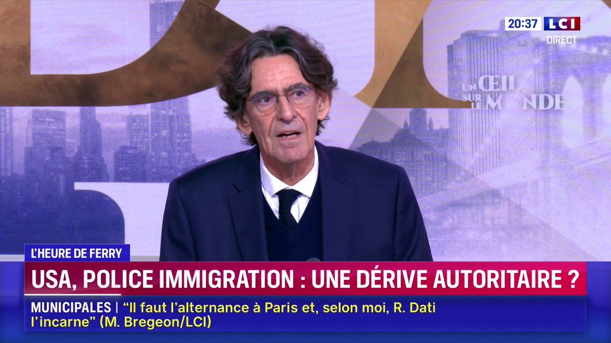 🗣️ "Donald Trump a raison quand il dit que certaines parties de l'Europe sont méconnaissables" : Luc Ferry 📺 Un Œil sur le monde sur LCI avec Margot Haddad