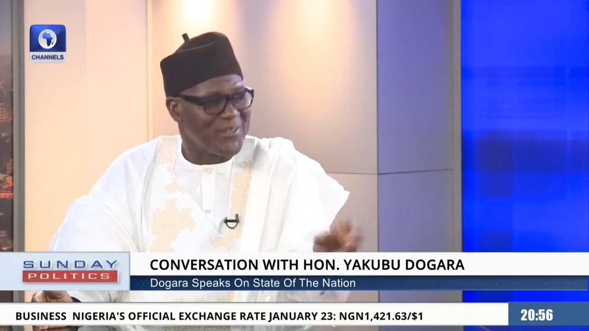 2027: If Atiku wants to run (for the presidency), he should run. He won't be breaking any law, but I believe the south should complete eight years, says ex-Reps Speaker Yakubu Dogara #SundayPolitics #CTVTweets