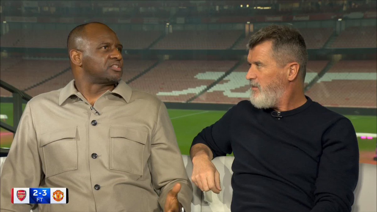 "He deserves a chance!" Roy Keane and Patrick Vieira disagree over whether Michael Carrick could be Manchester United's manager long-term 👀