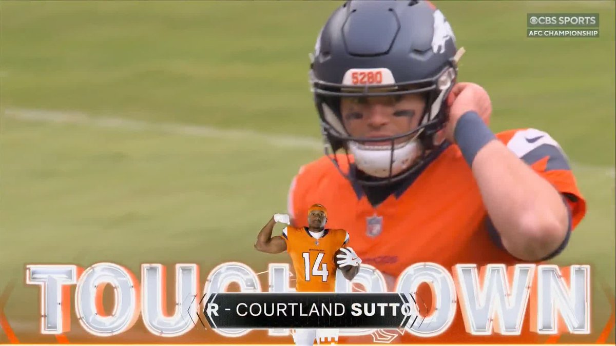 What a start for the Denver Broncos and Jarrett Stidham! 🔥 The quarterback finds Courtland Sutton in the end zone 🙌