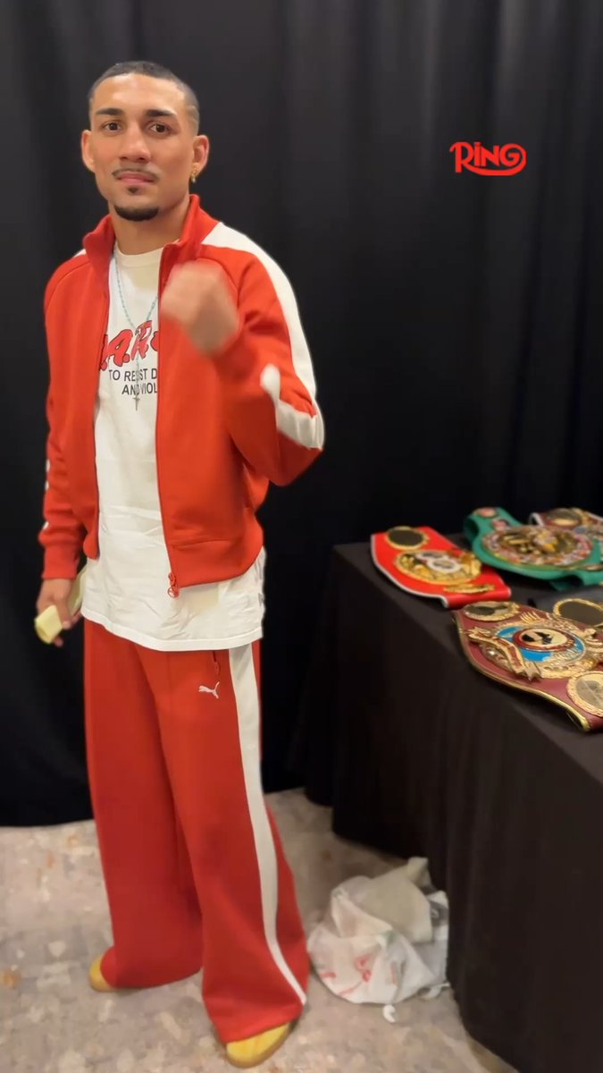Teofimo Lopez's impressive belt collection on display ๐คฉ ๐๏ธ Get your Teofimo vs Shakur tickets now: The Ring VI | Exclusively on DAZN | Jan 31st in NYC ๐ฅ