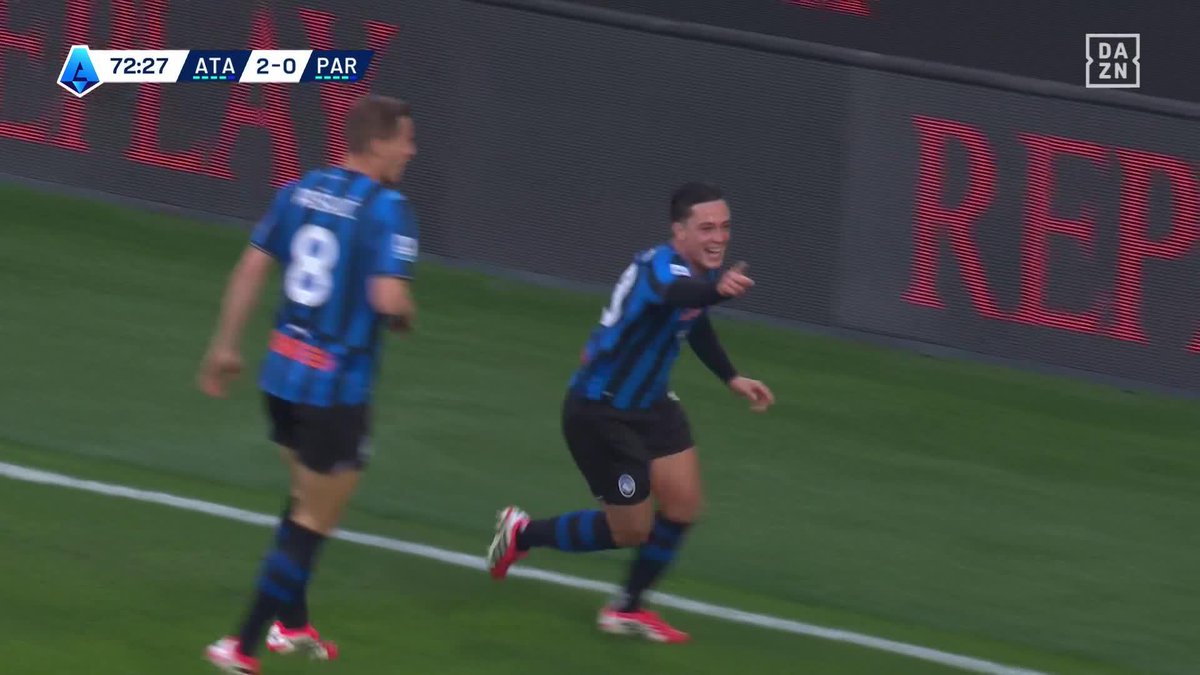 Dos partidos con La Dea y ya sabe lo que es marcar Giacomo Raspadori se estrena como goleador de la Atalanta #SerieAenDAZN 🇮🇹