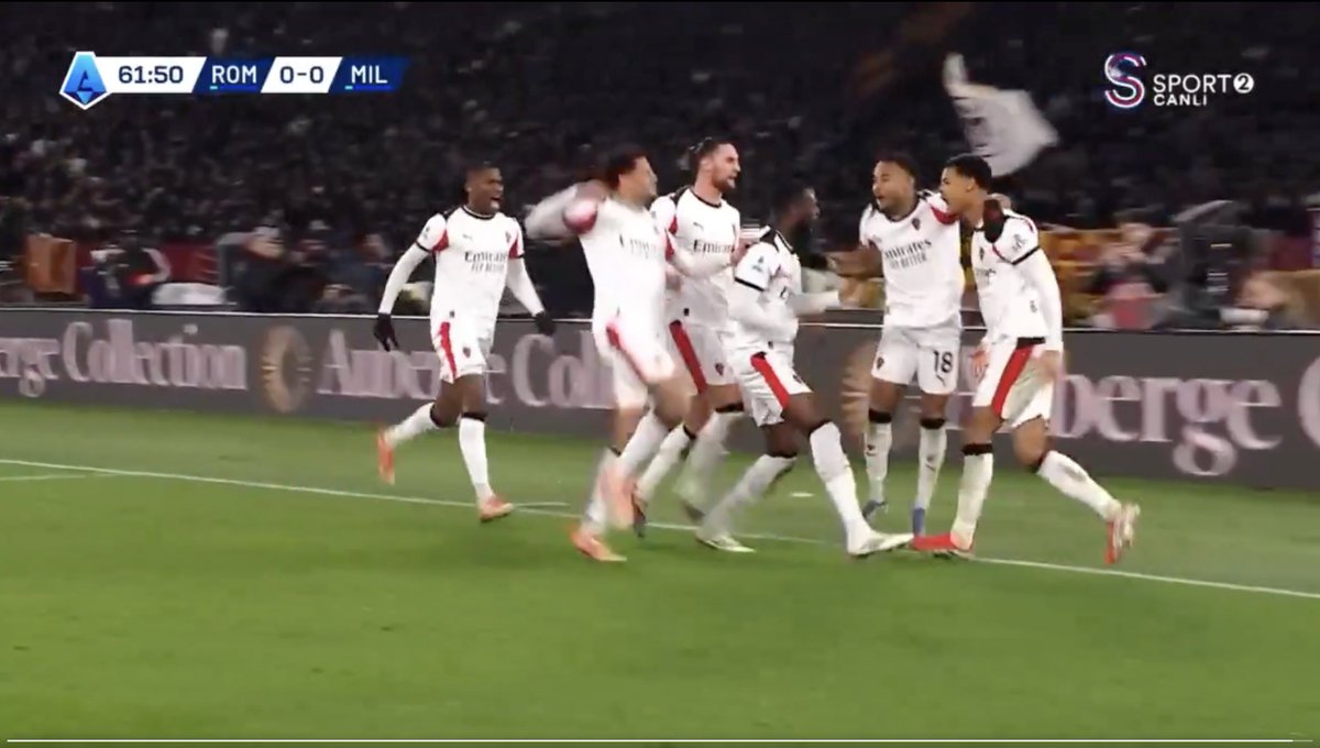 Luka Modric, De Winter'in kafasına topu kondurdu. Milan, Roma deplasmanında öne geçti.