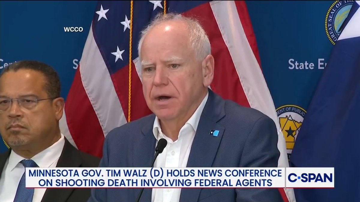 .Governor Tim Walz: "If it was the intention of Donald Trump to make an example of Minnesota, then I'm damn proud of the example that the world is seeing."