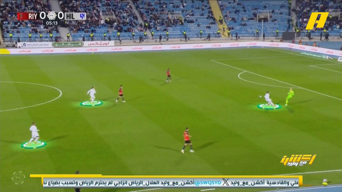 عن لقاء #الهلال_الرياض عماد السالمي: - قلة الدفاع بالضغط العالي في الهلال 🤔 - قلة خلق الفرص بسبب تشكيلة إنزاغي 🤕 - تعامل الرياض الصحيح 👍🏻 ارتباك الربيعي - تأخر تغييرات إنزاغي 👎🏻 سالم خلق الفرص🔥 مجاناً على MBC شاهد برنامج #أكشن_مع_وليد يومياً الساعة 11:00 مساءً بتوقيت السعودية على #MBCAction لمتابعة البث المباشر