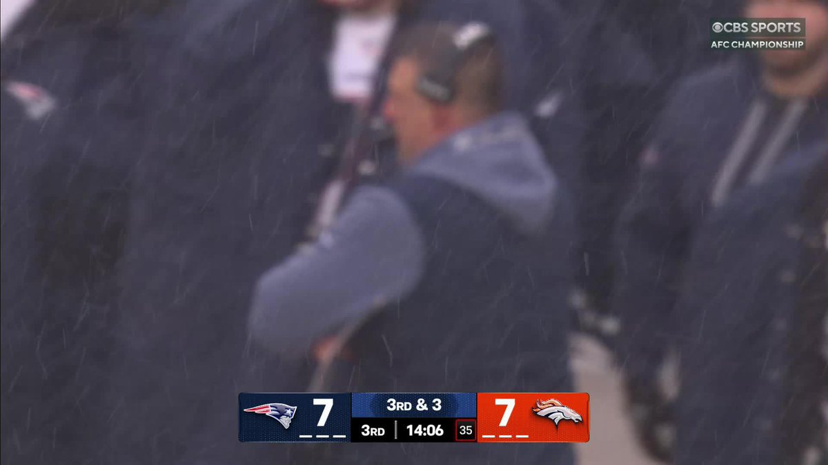 AFC CHAMPIONSHIP IN THE SNOW THIS IS CINEMA